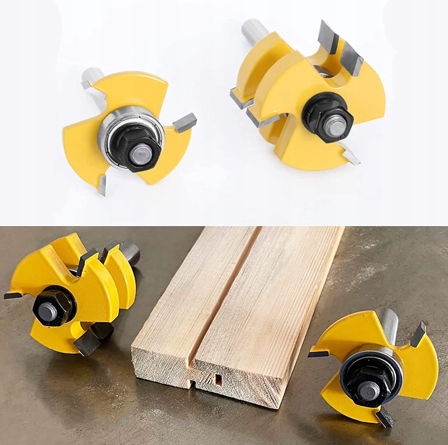 FREZÓW PIÓRO-WPUST ZESTAW z LOŻYSKIEM,TRZPIEŃ 8mm Rodzaj inny