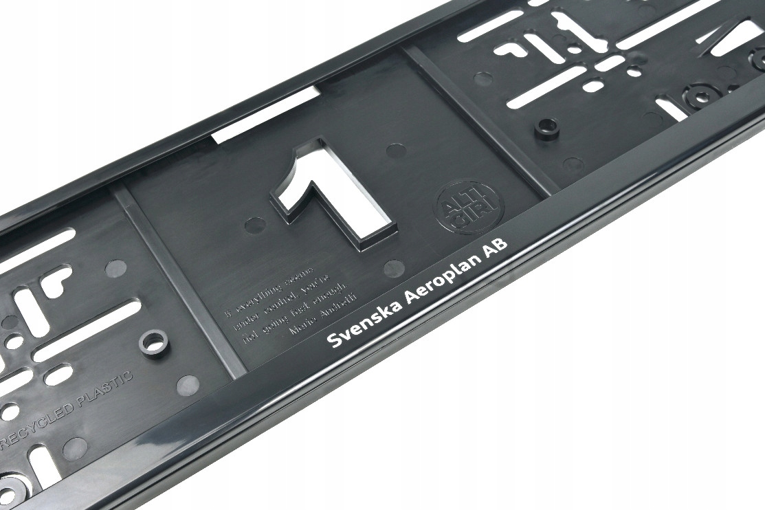 Alti Giri Ramka ramki tablicy rejestracyjnej do Saab 2 szt.