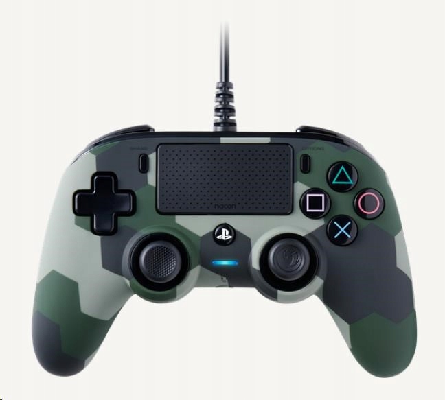 Nacon Wired Compact Controller PS4OFCPADCAMOGREEN