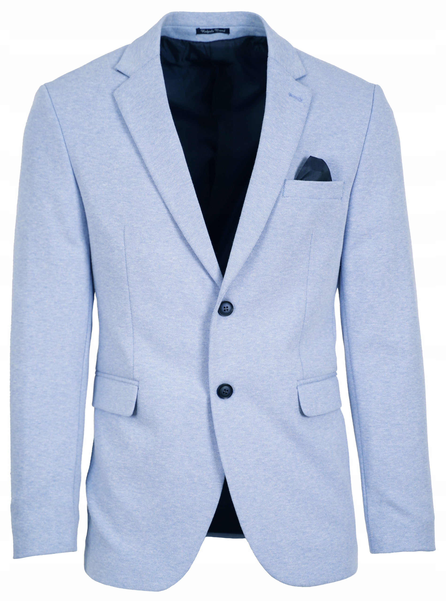 MARYNARKA MĘSKA NIEBIESKA ELEGANCKA WIZYTOWA CASUAL TURECKA NA KOMUNIĘ 58 Marka inna