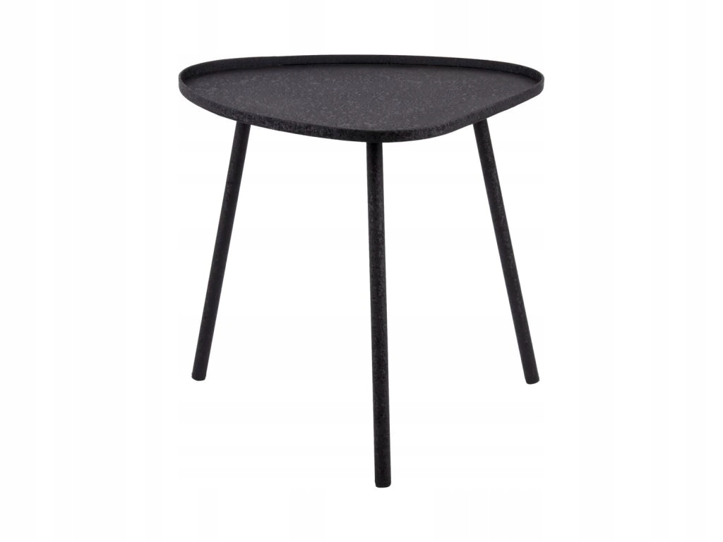 Kovový konferenční stolek Boaz, výška 43 cm, černý