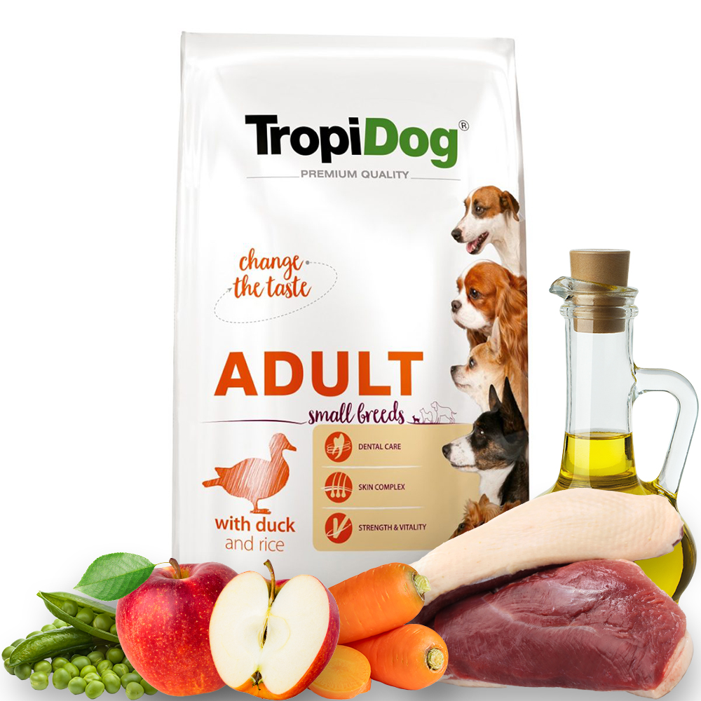Tropidog Small Duck 8kg Adult mini dla psów małych ras