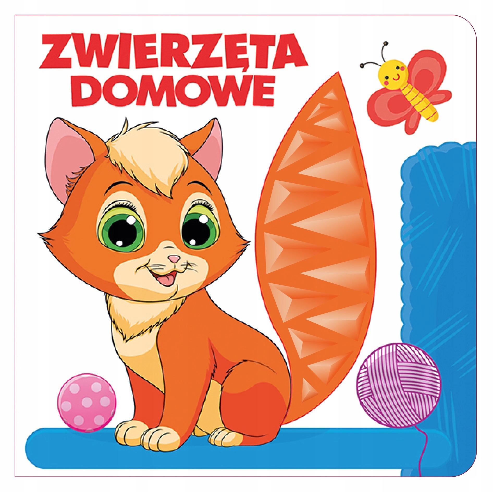 

Książeczka Sensoryczna Zwierzęta Domowe Dotykowa