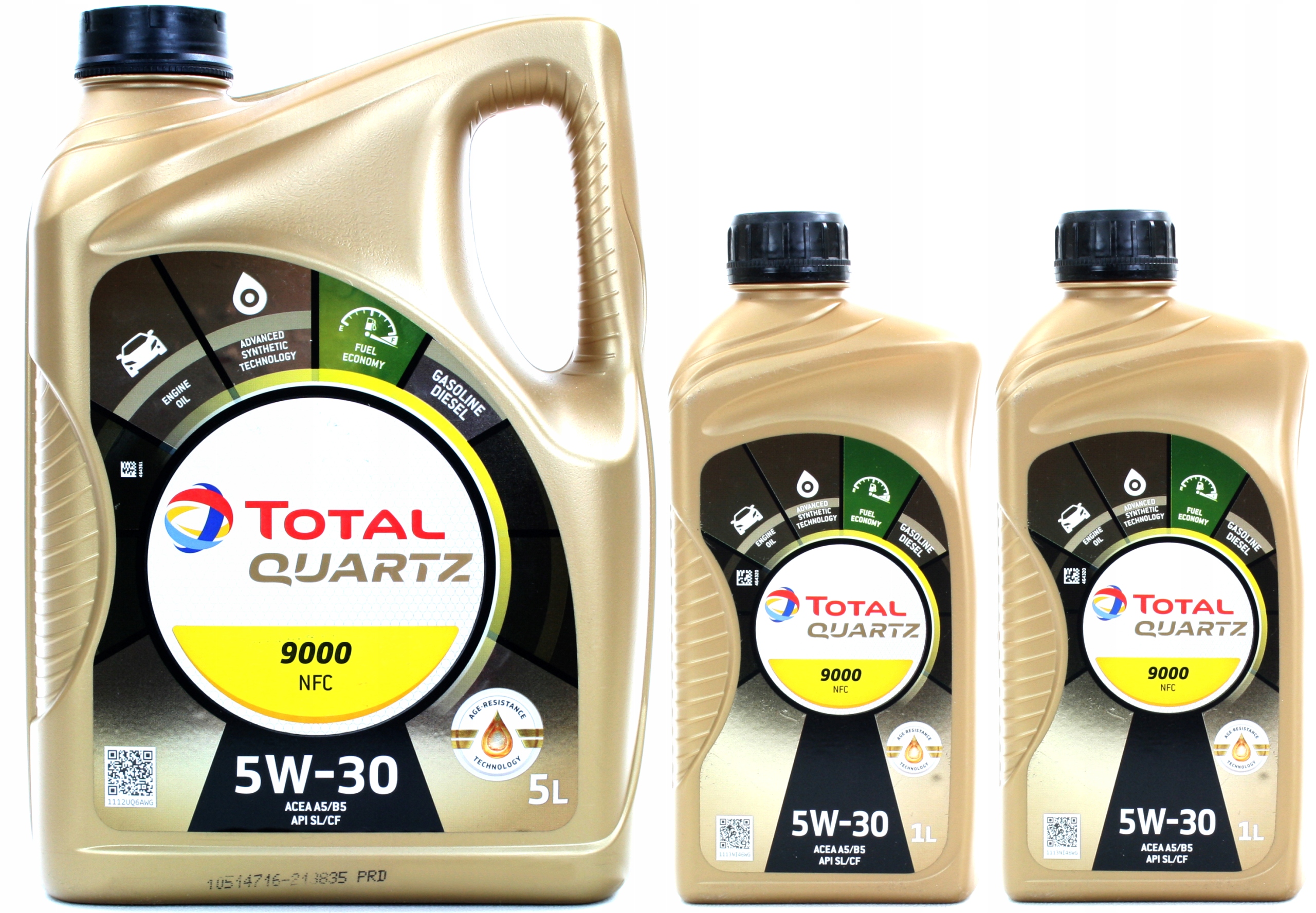 

Olej Total Quartz 5W30 9000 Energy Nfc A5/B5 7L