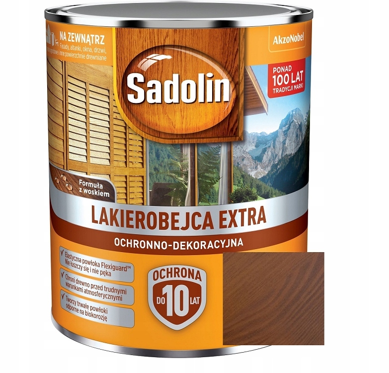 Sadolin Extra Lakierobejca Do Drewna Ogrodowego Drzewo Wiśniowe 5L