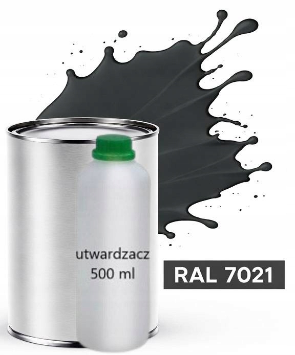 Ral 7021 Polyuretan Akryl 2:1 1L Lesklý Lak Tužidlo Normal 0,5L
