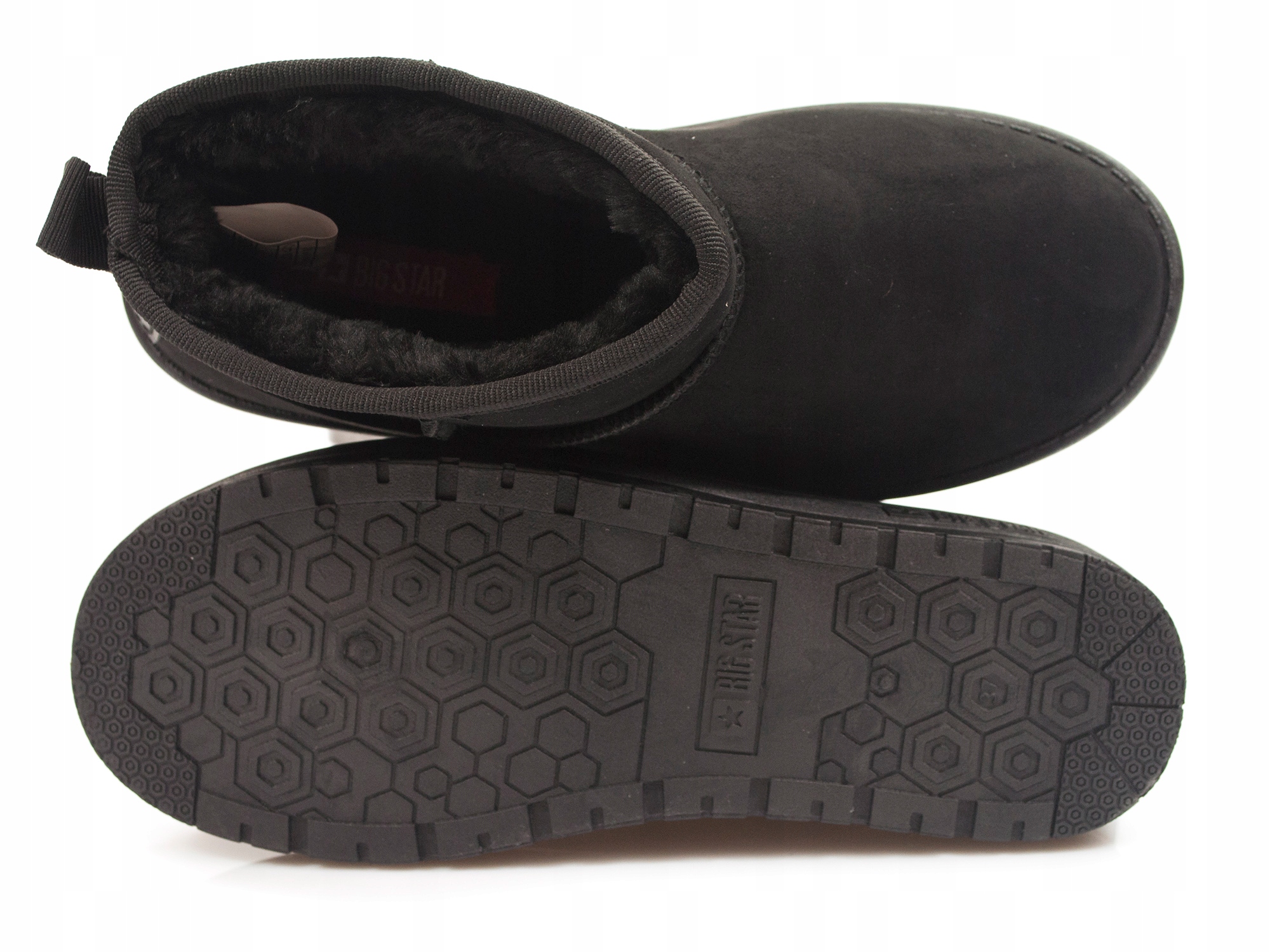 śniegowce mukluki Czarne emu Big Star KK274288 Kolekcja Big Star