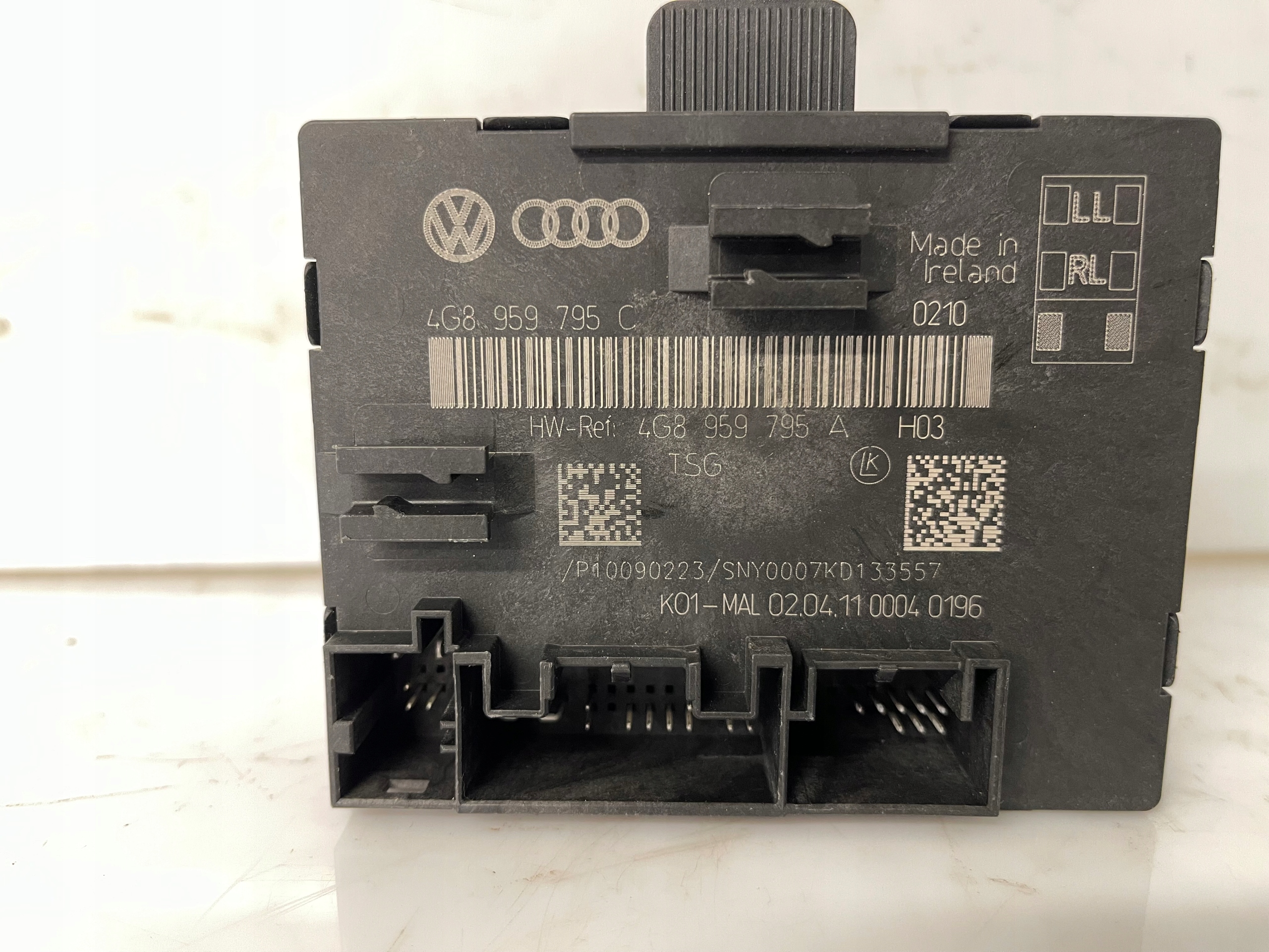AUDI A6 C7 4G module control unit door rear part 4G8959795C 4G8959795A
