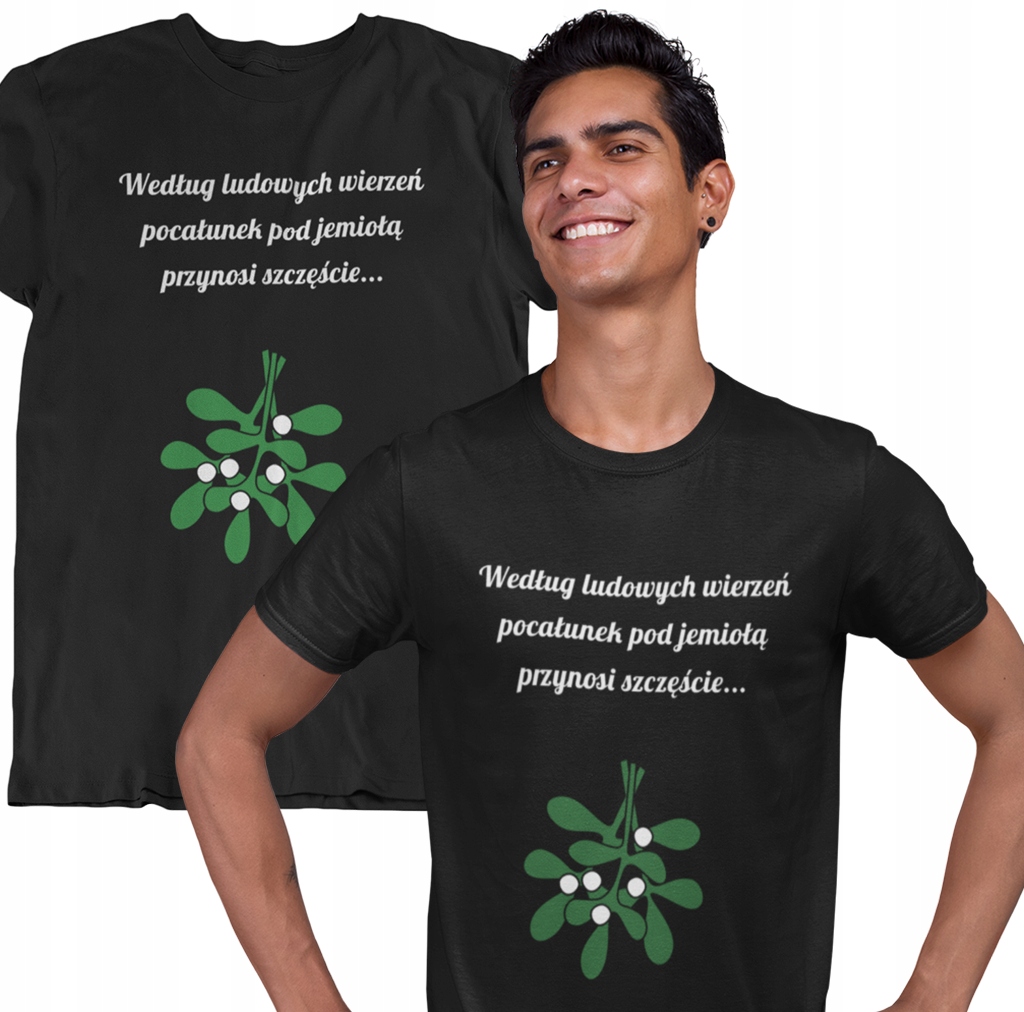 

Koszulka Dla Jemioła Pod Choinkę Mikołaj Tshirt