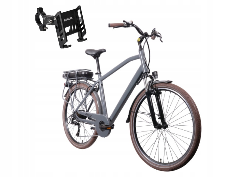 Rower elektryczny Indiana Pulse M22 28 cali Uchwyt na telefon