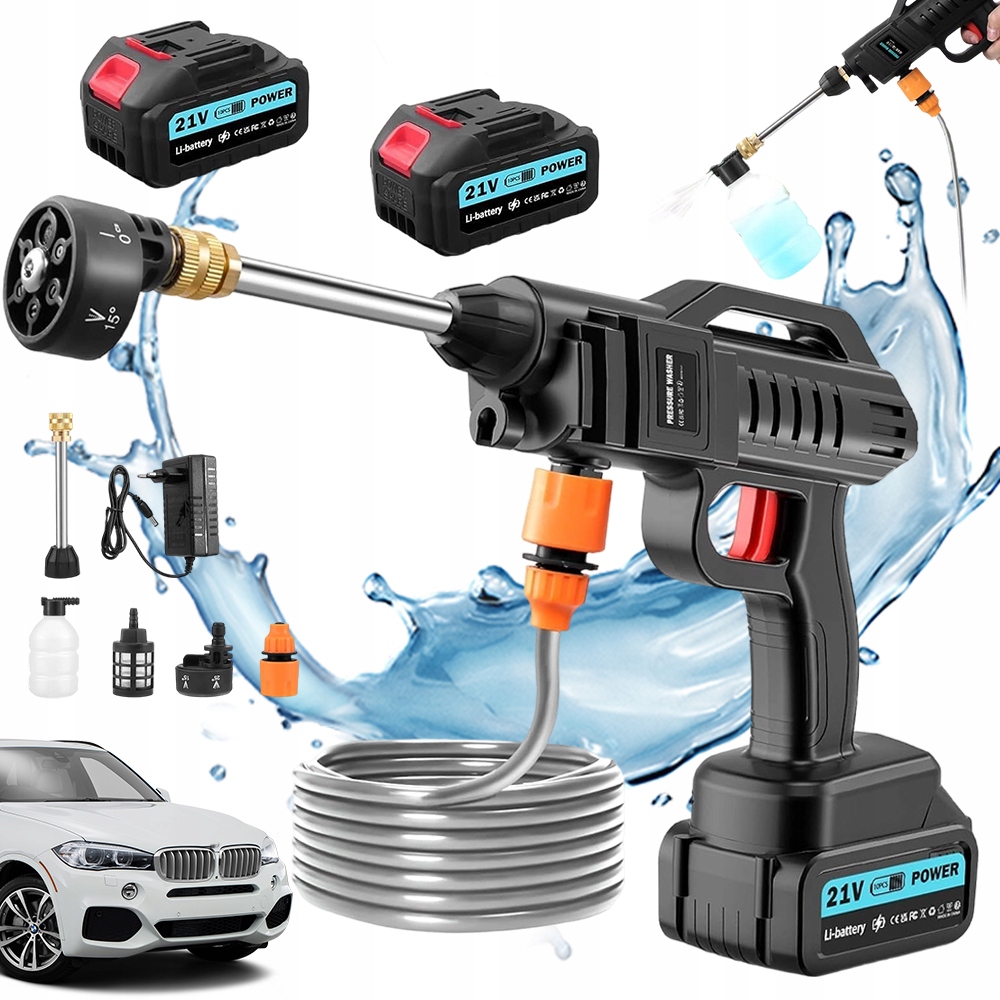 Bezdrátová elektrická tlaková myčka Profesionální elektrický tlakový čistič