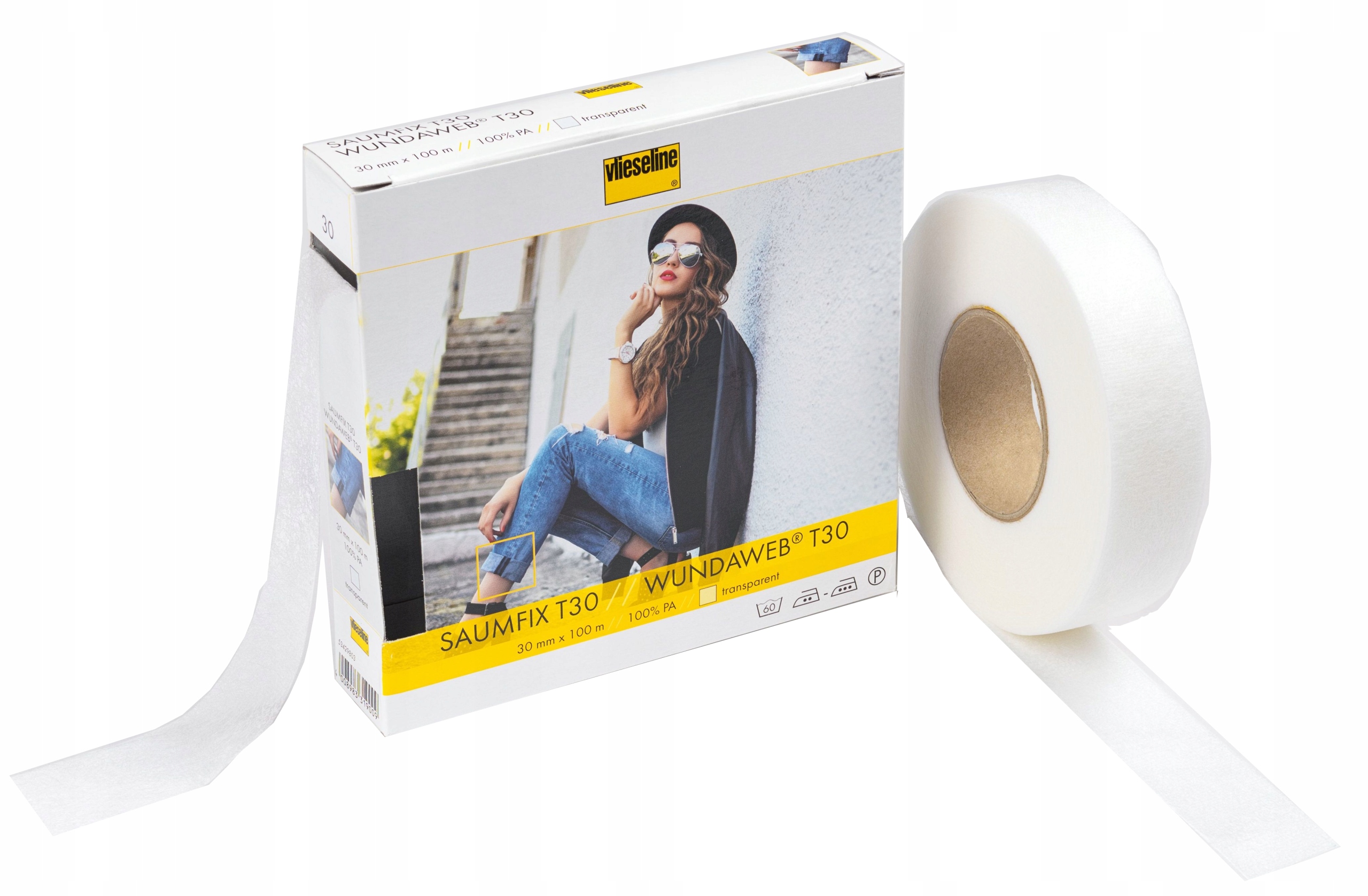 T30 páska na podlepení okrajů Vlieseline š.