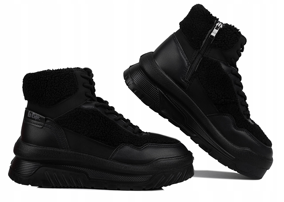 Dámské pohodlné zateplené vysoké zimní sněhule Lee Cooper vel 39