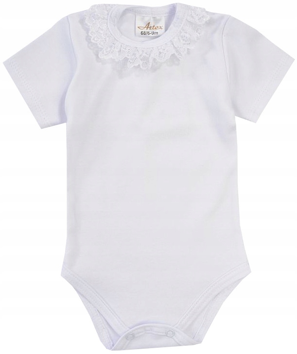 

Białe Body Koronka Chrzest 98 L02i