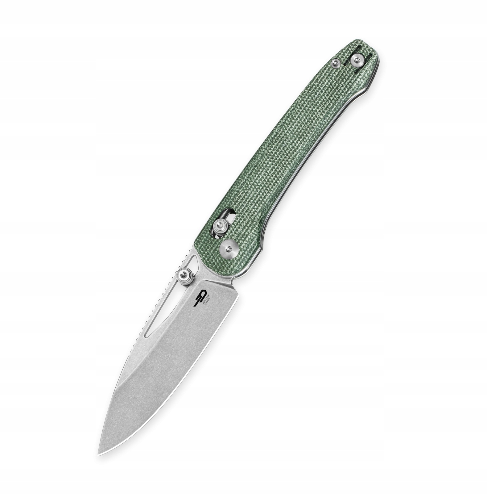 Nůž Bestech Knives Cobber Stonewash 14C28N Green Micarta Bar-Lock