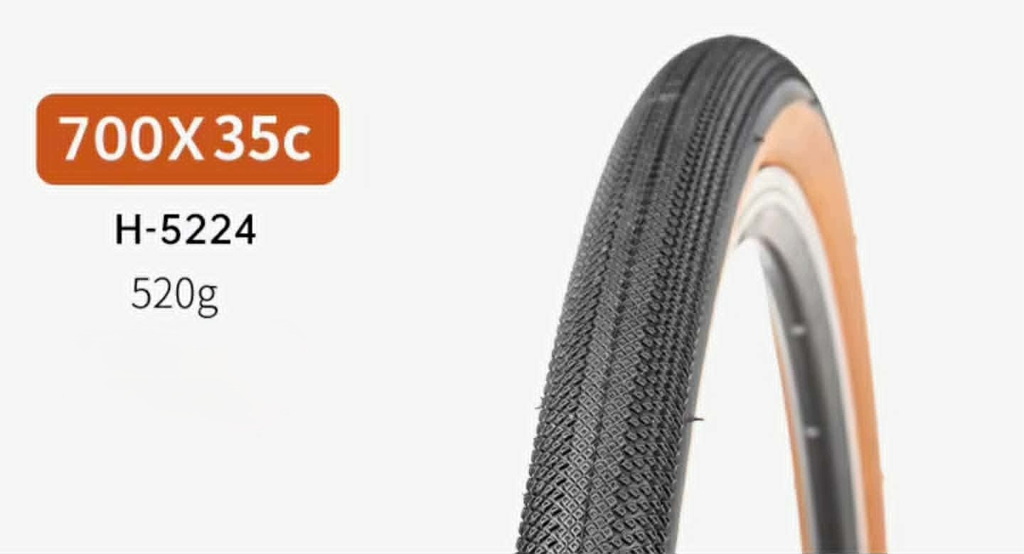 Opona Rowerowa Gravel 28" 700x35C Chaoyang Arisun H-5224 Retro Tanwall