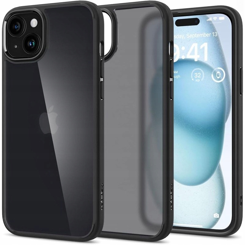 Spigen Ultra Hybrid Pouzdro pro iPhone 15 (Frost Black)