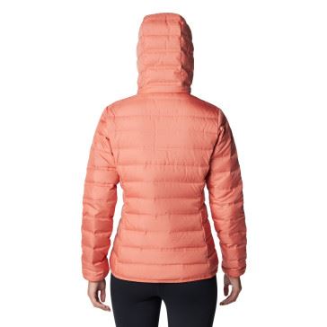 Dámská růžová bunda Columbia Lake 22 Down Hooded Jacket, růžová, velikost 1859682852 Xs