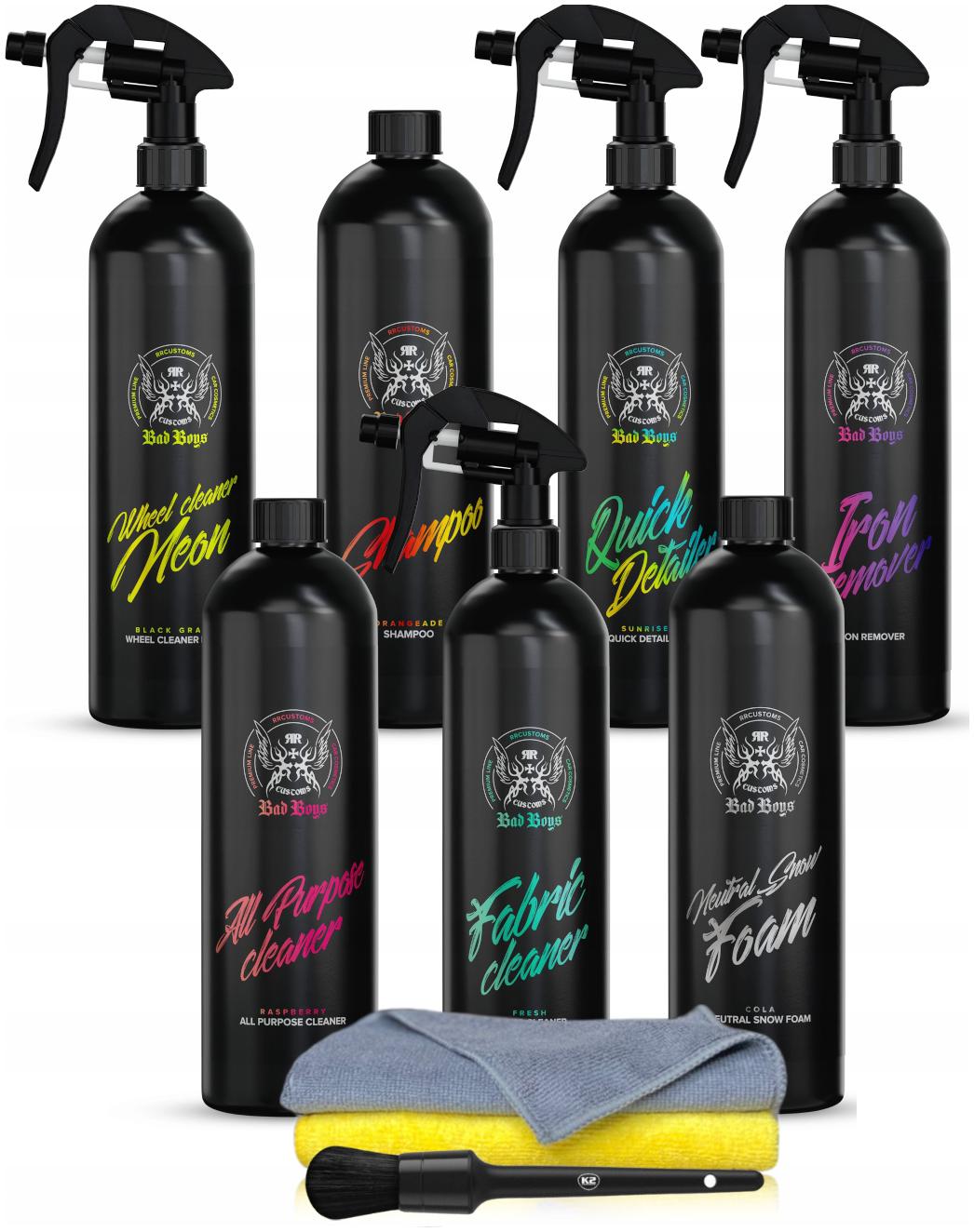 RR Customs RRC Bad Boys Mega Zestaw Kosmetyków Do Auta Detailing Prezent