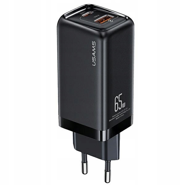 Usams Lad. síť. 1xUSB-C+1xUSB T47 65W (pouze hlava) Pd rychlé nabíjení S