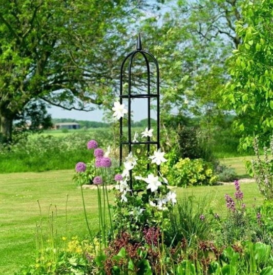 ПЕРГОЛА САДОВА ДЛЯ КВІТІВ ТРОЯНДИ ОБЕЛІСК H190 см Тип стовп