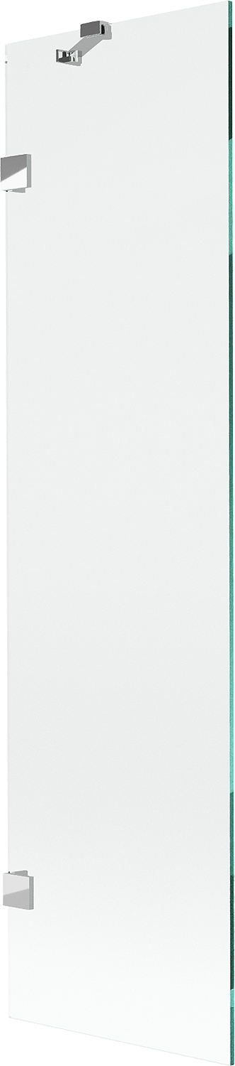 Mexen Lunar vanová zástěna 1-křídlová 50 x 150 cm, transparentní, chrom 8