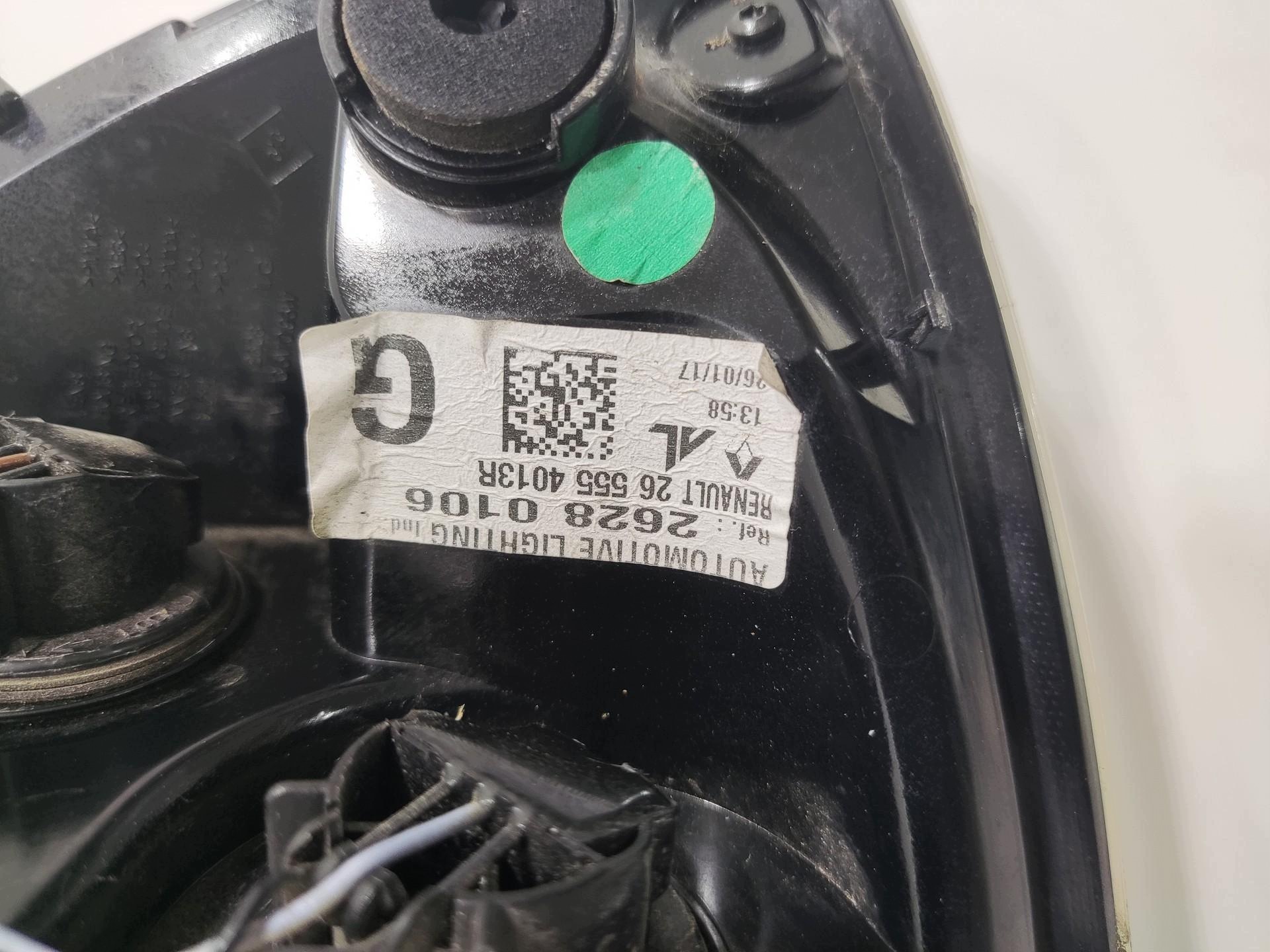 light left left rear part rear RENAULT ZOE and 2013-2019 265554013R