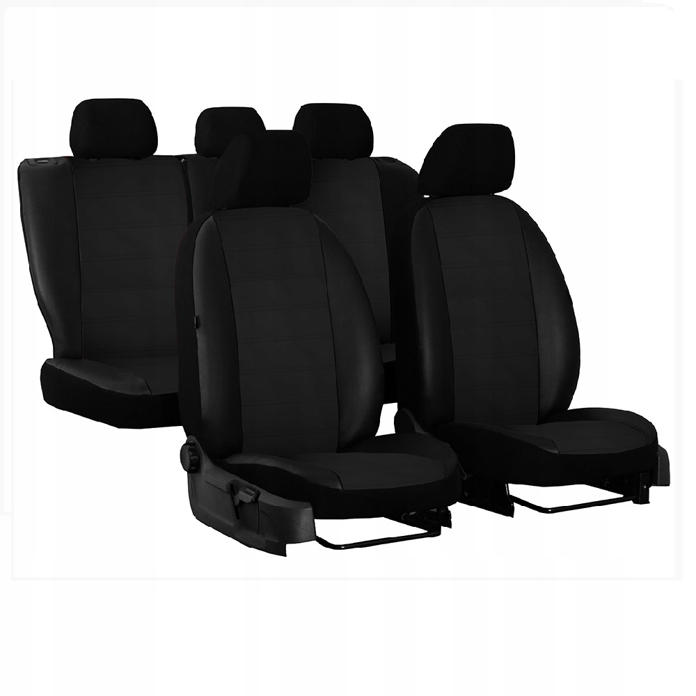 

Pokrowce uniwersalne skóra czarne do Audi A4 B6