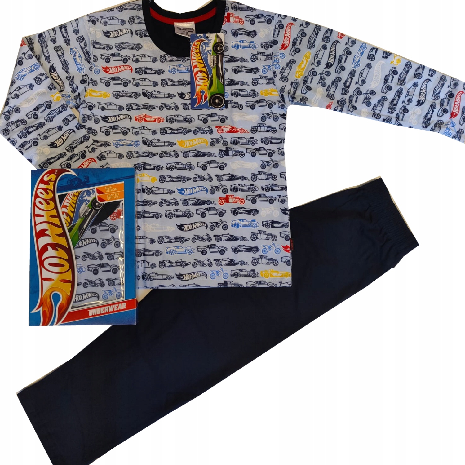 

Cornette piżama chłopięca Hot Wheels 760 auta nieb