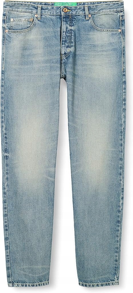 United Colors Of Benetton Pánské Modré Džíny Rovné 35 6FA