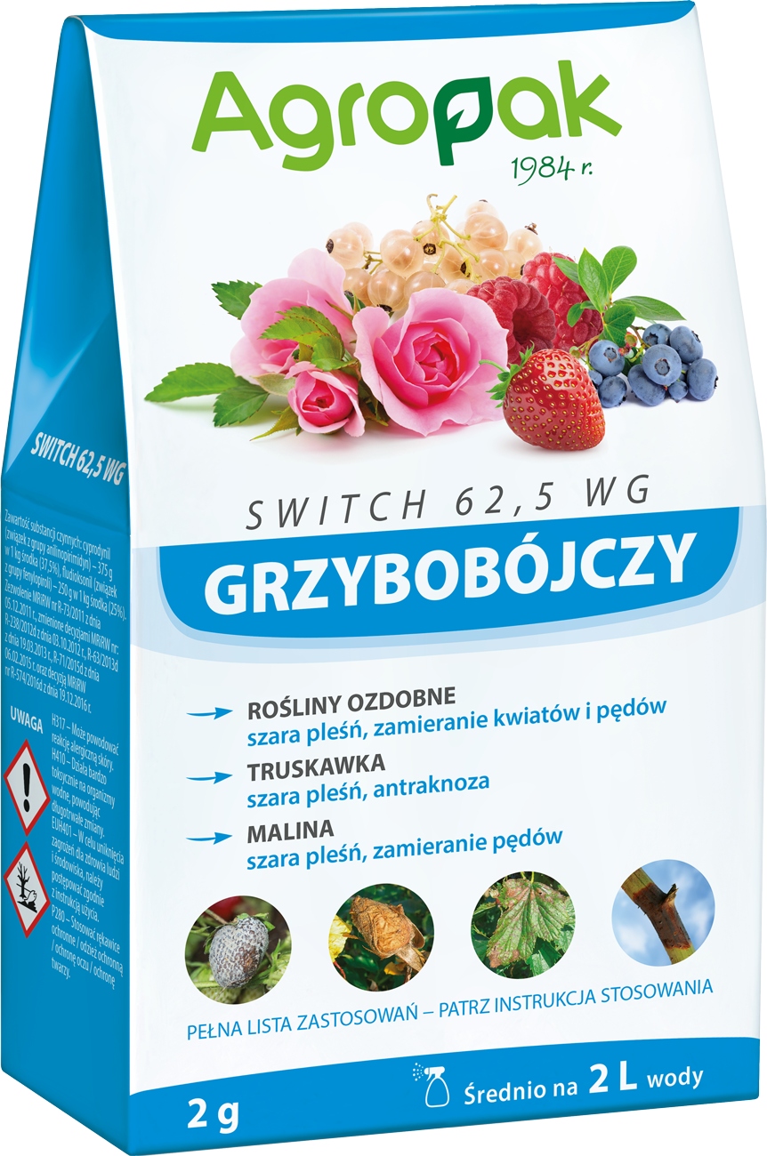 

Switch 62,5WG 2G Agropak grzybobójczy szara pleśń