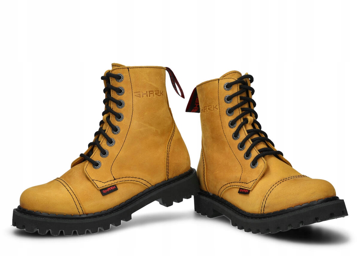 SHARK NAGABA 8H ŻÓŁTY CRAZY - LEKKIE GLANY DAMSKIE - ROZMIAR 39 Model 08L