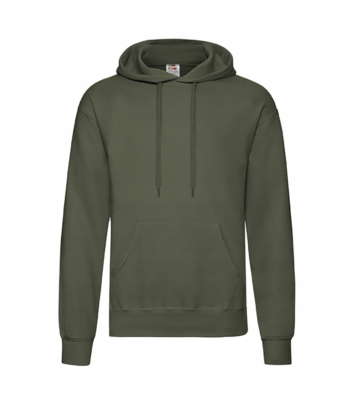 

Gruba Bluza męska z kapturem kieszeniami Olive S