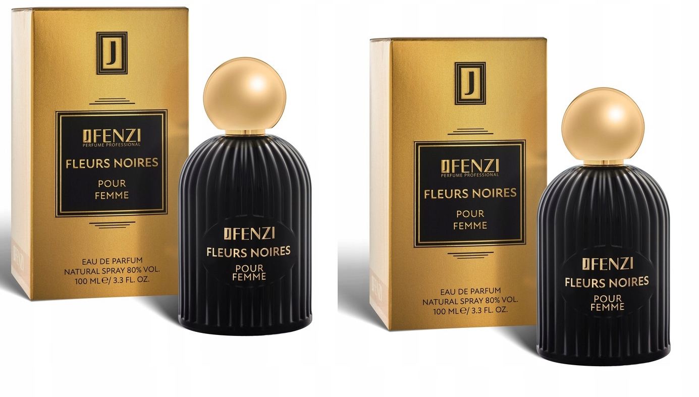 JFenzi Fleurs Noires Pour Femme 2x100 ml Edp