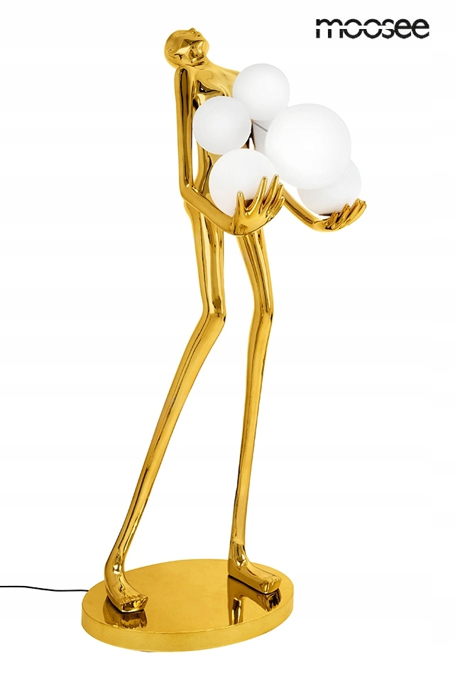 Moosee lampa podłogowa Human Gold Premium