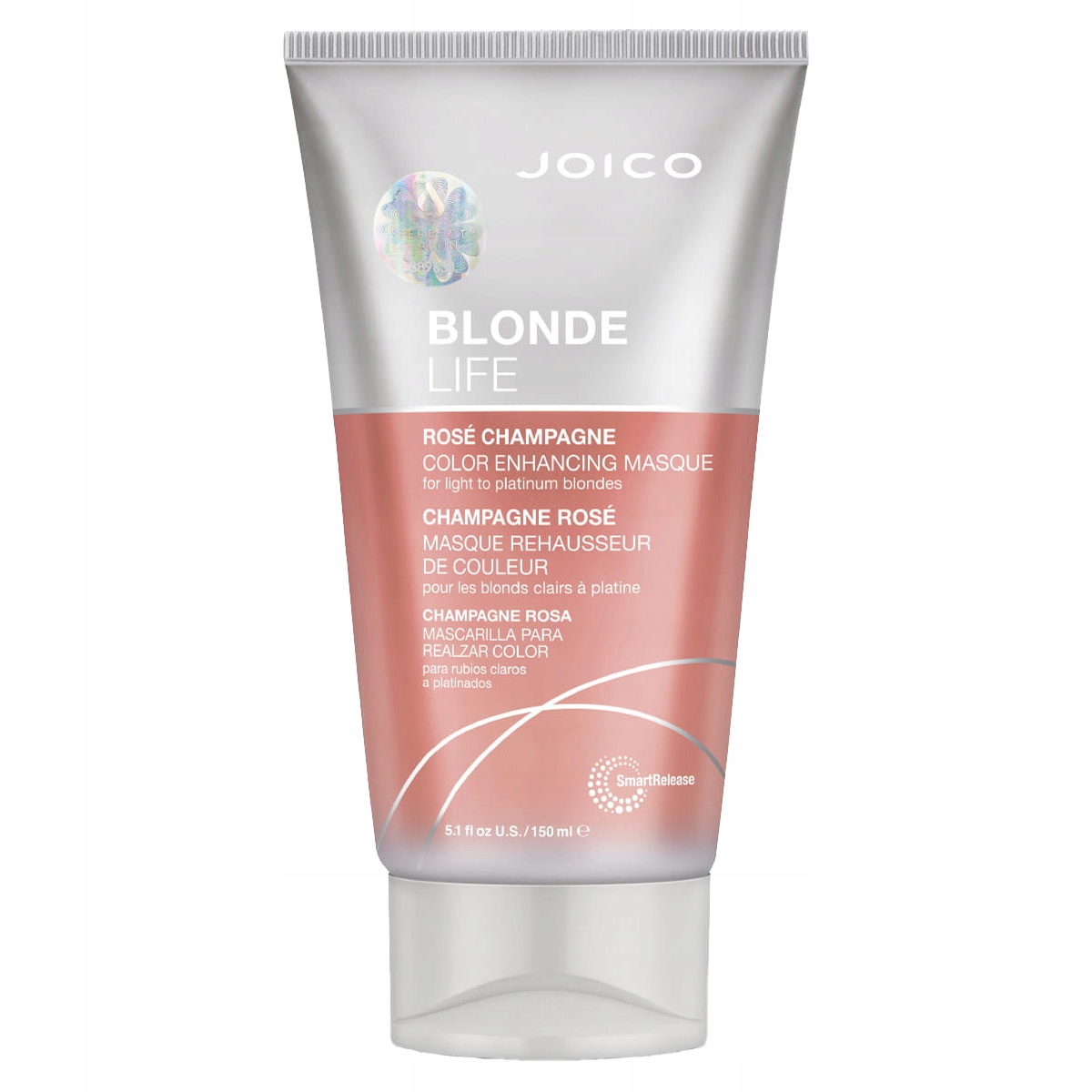 Joico Blonde Life tónovací maska pro blond vlasy Rosé Champagne 150 Ml