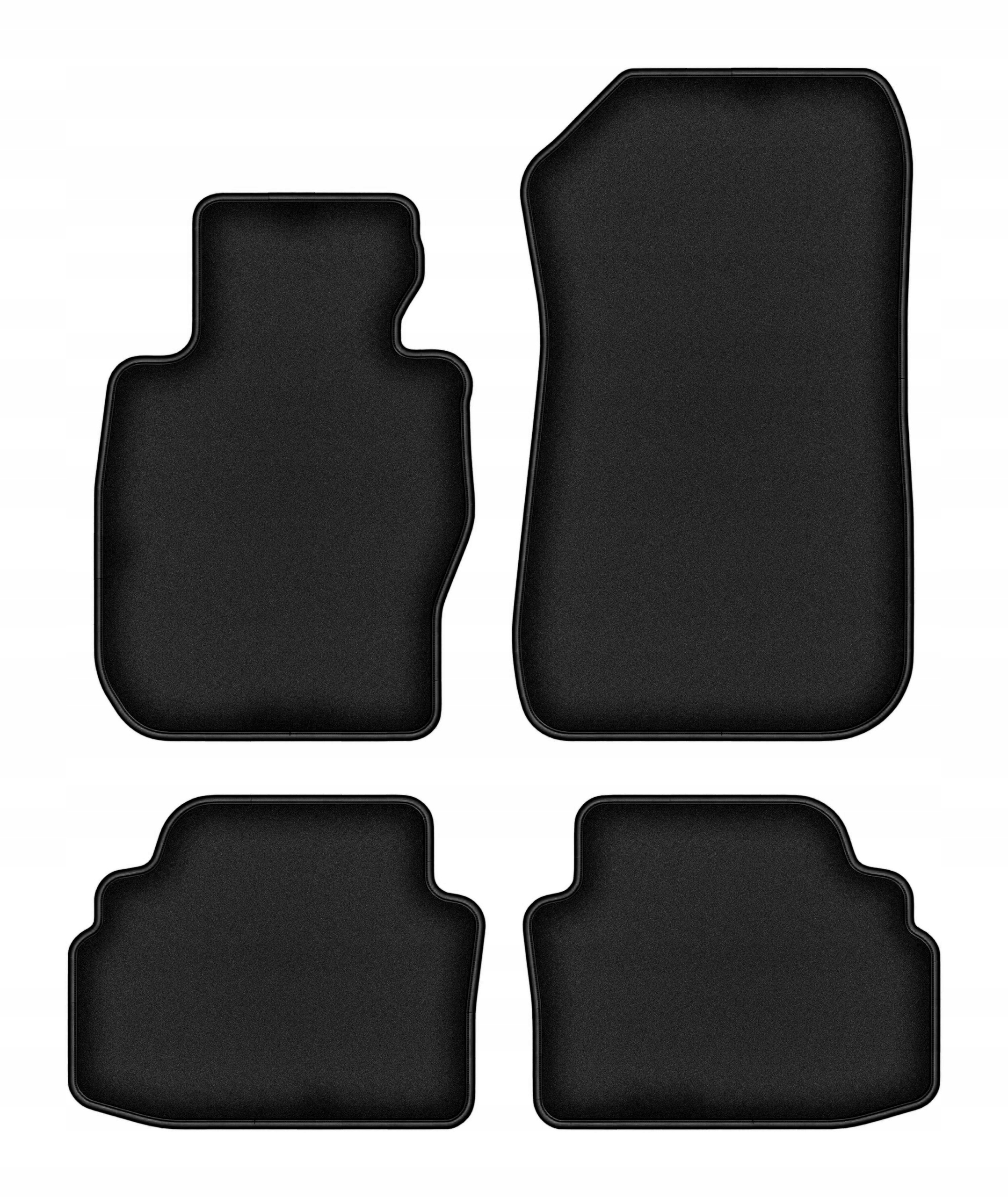 Velúrové koberčeky pre Bmw 3 E92 xDrive 2004-2011 komplet Durban čierne