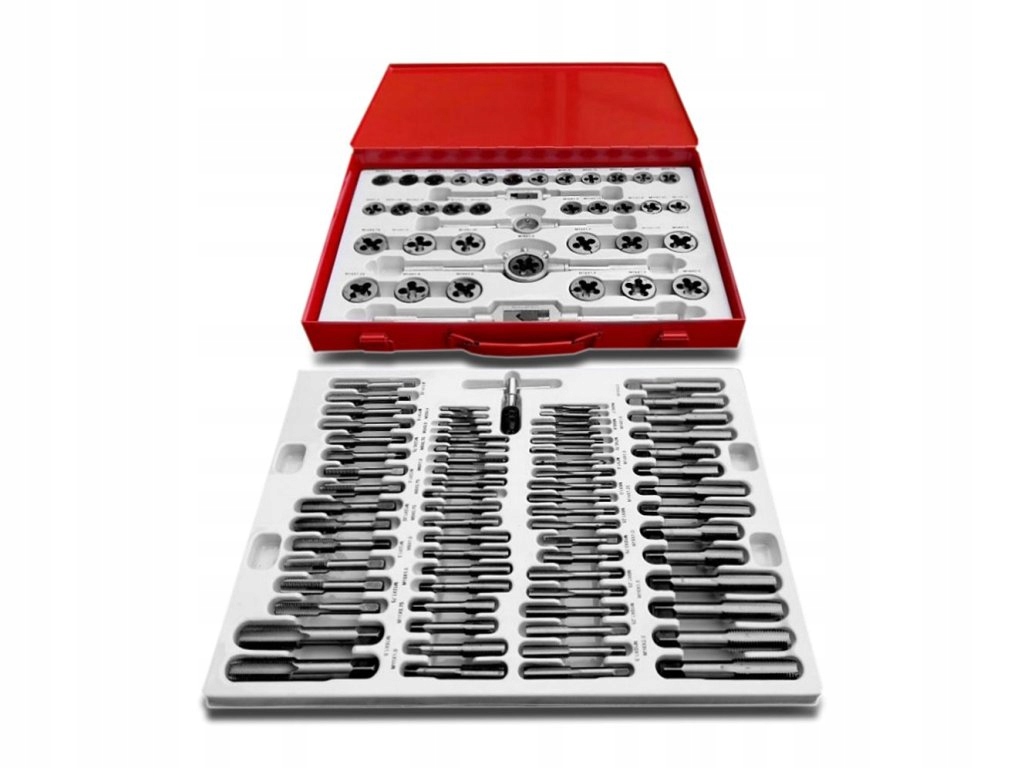 Súprava závitníkov a závitových očiek 110ks KD10250