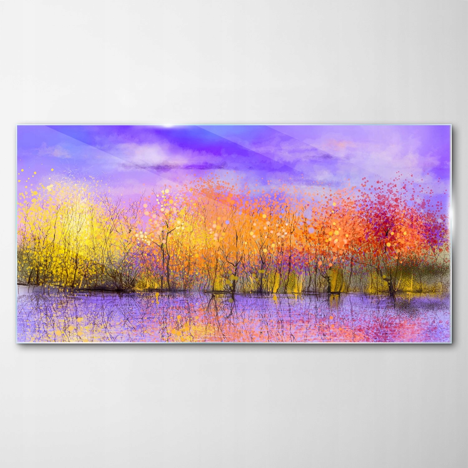 

Obraz Szklany Dekor Krajobraz Jesień Drzewa 120x60