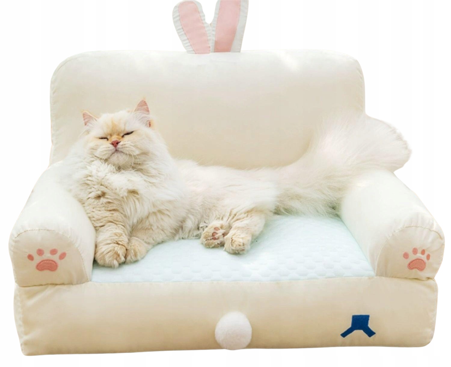 Legowisko dla kota Psa posłanie Fotel Nowoczesny Sofa beżowa 13-2