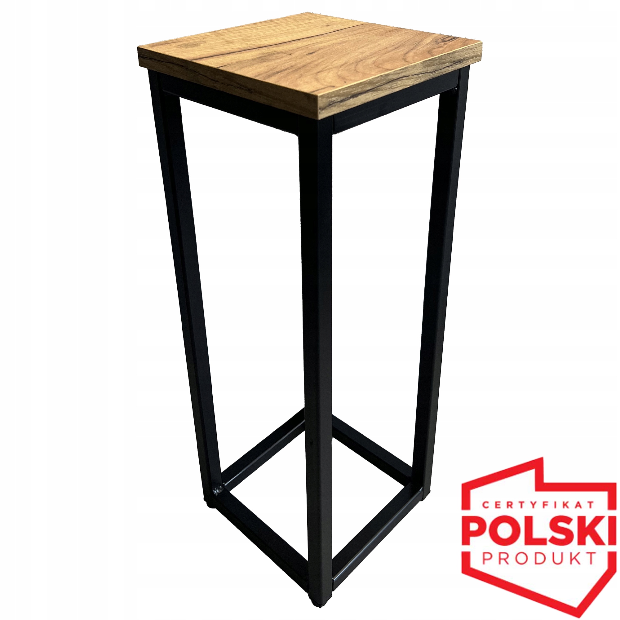 Držák Na Květináč Kovový Loftový Svařovaný Stojan S Regulací 60 CM 22X22, Silný 20X20