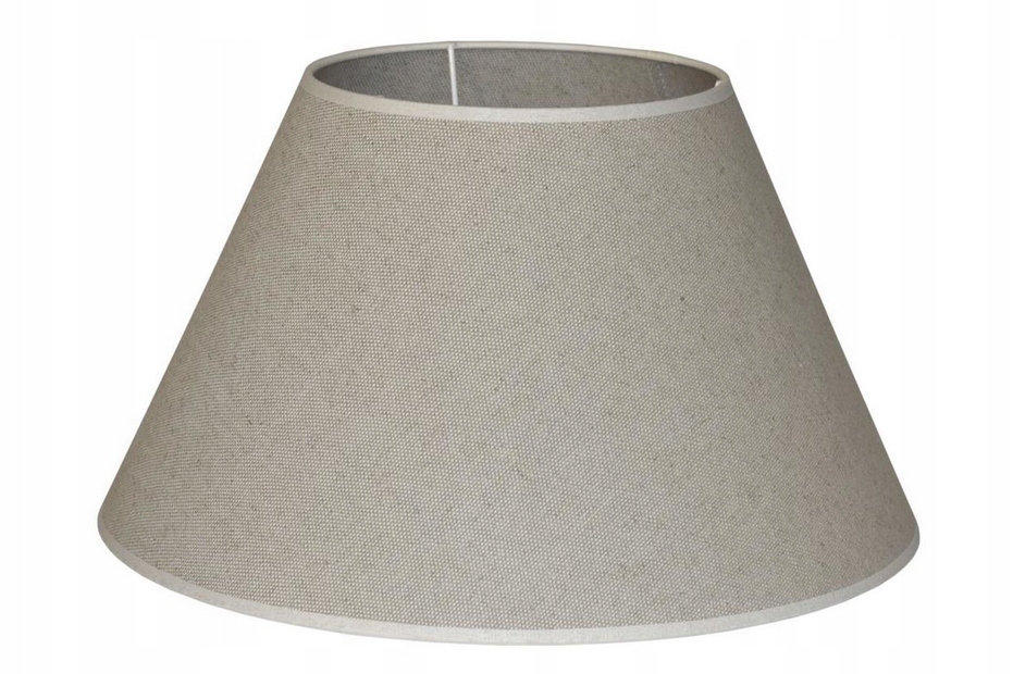 Abażur Klosz Stożek Beżowy Len 20 x 40 H 22 E27