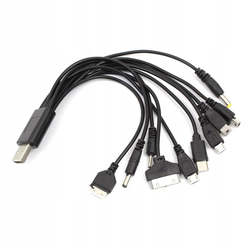 

Adapter /Kabel Usb uniwersalny do telefonów 10w1