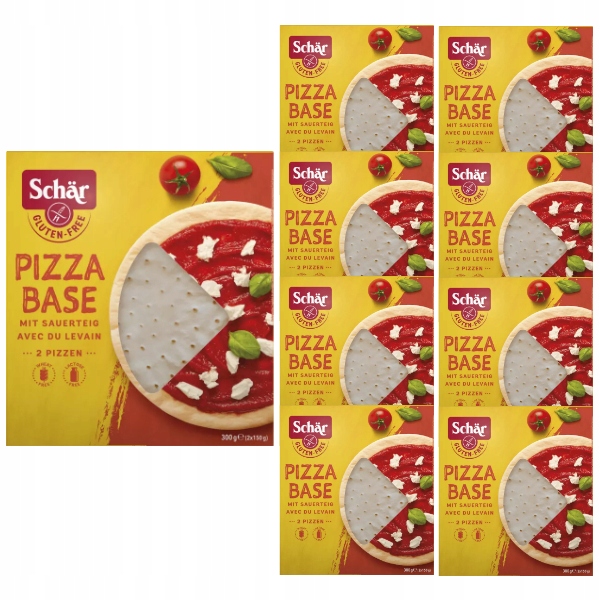 8x Bezlepkové talíře na pizzu 2x 150 g Schär