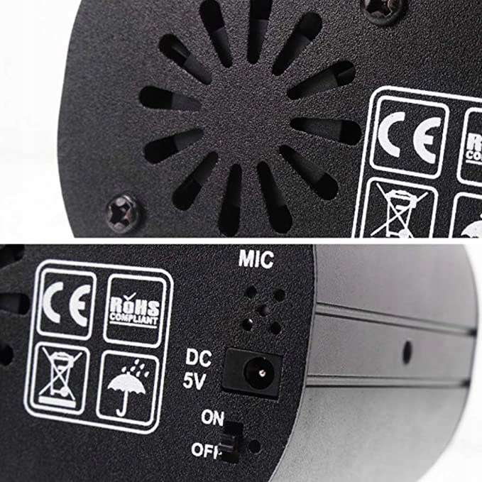 LED MINI LASEROWE GWIAŹDZISTE ŚWIATŁO SCENICZNE EAN (GTIN) 0793466781452