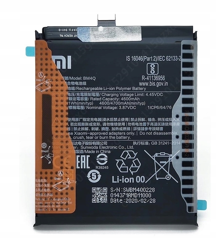 Nowy Akumulator BM4Q Redmi K30 Pro