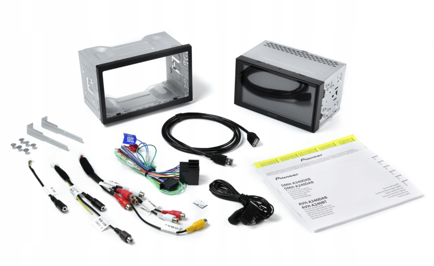 PIONEER DMH-A340DAB RADIO 2DIN FLAC BT USB MP3 AUX Rodzaj akcesoryjny