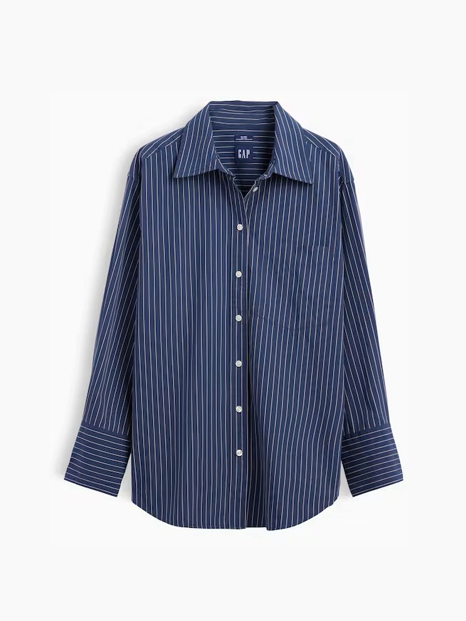 Gap Popelínová oversize košile Big Shirt