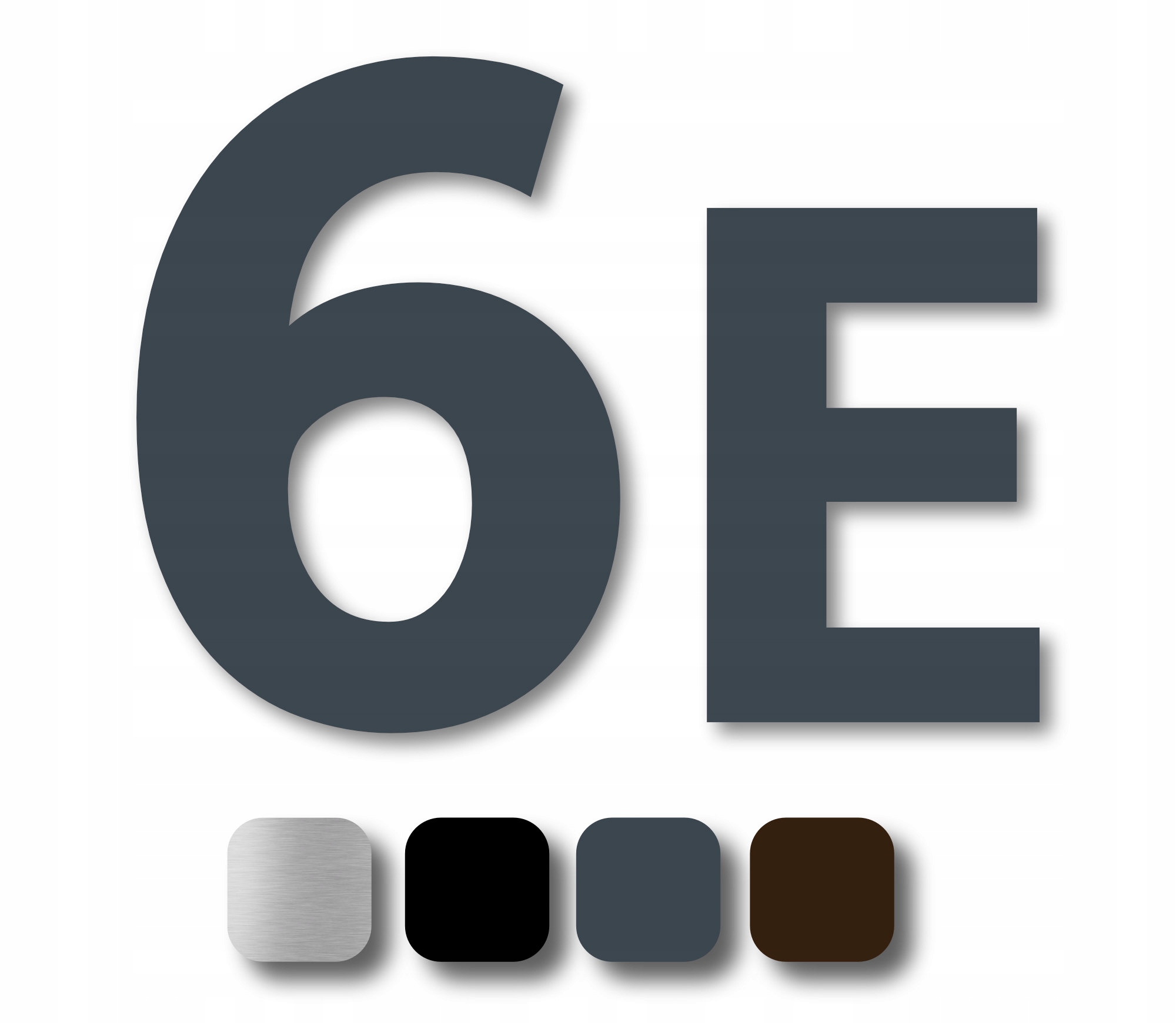 cyfry dom numer domu 50cm alu 3d