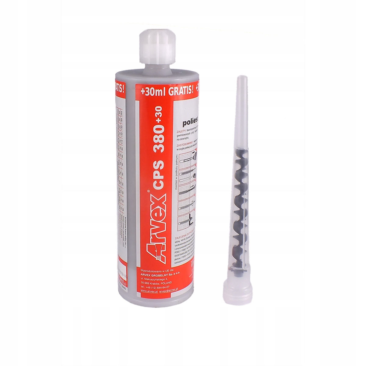 

Kotwa chemiczna Arvex Cps 380+30